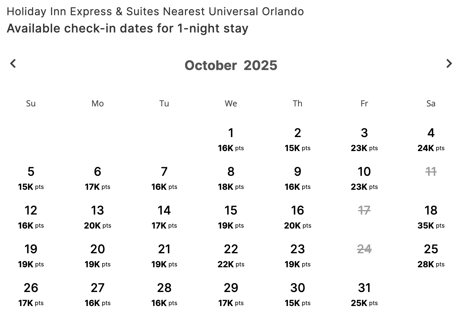 holiday inn express search